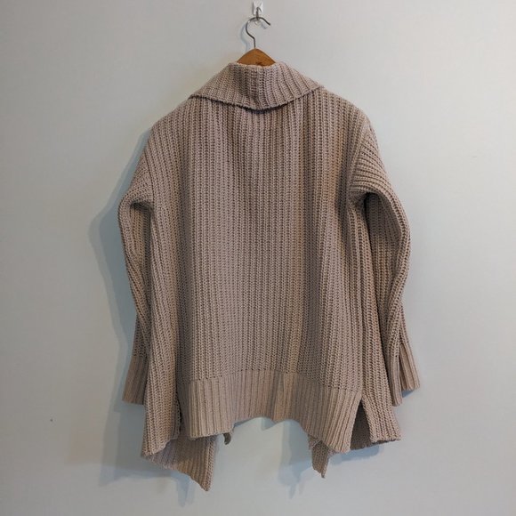 Black Tape_ Chunky Knit Cardigan, Dusty Pink, Size S, EUCUC - Picture 2 of 7